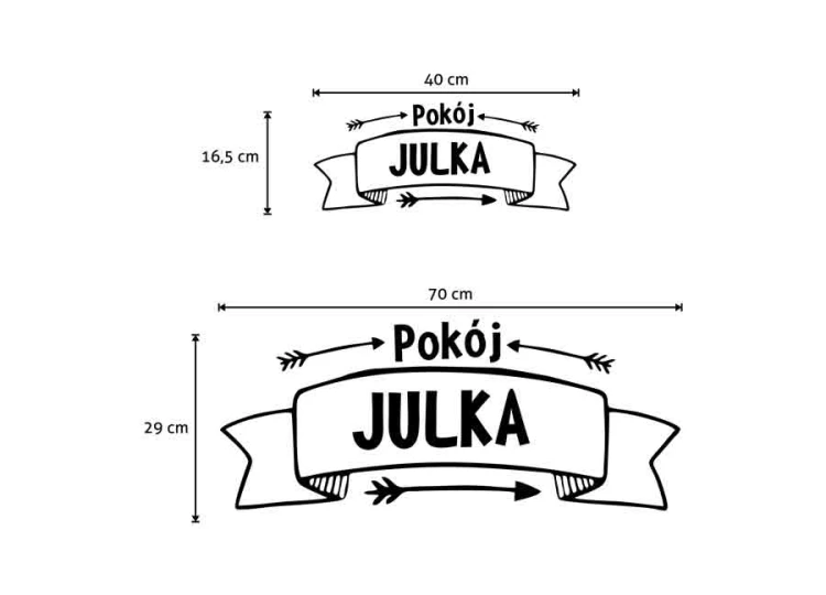 naklejka_pokoj-imie-wstega