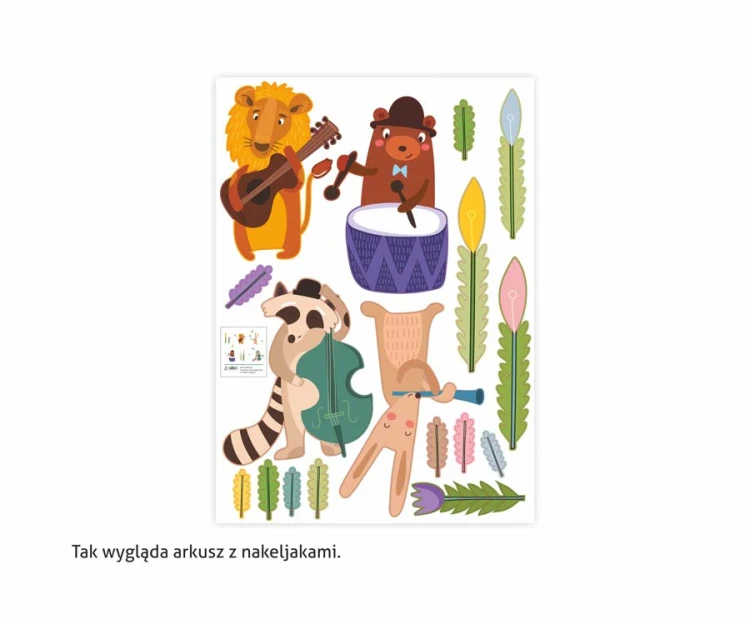 Zwierzeca-orkiestra-naklejki-na-sciane-zwierzaczki-zestaw_arkusz