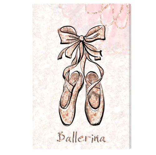 baletnica-balerina-baletki-złote-obraz-plakat-na-sciane-korona-ksiezniczka