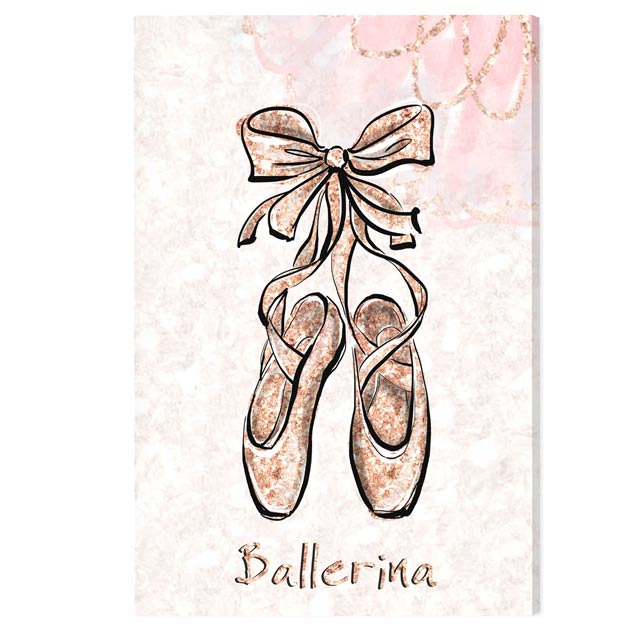 baletnica-balerina-baletki-złote-obraz-plakat-na-sciane-korona-ksiezniczka