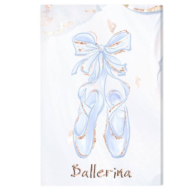 baletnica-balerina-baletki-błękitne-obraz-plakat-na-sciane-korona-ksiezniczka