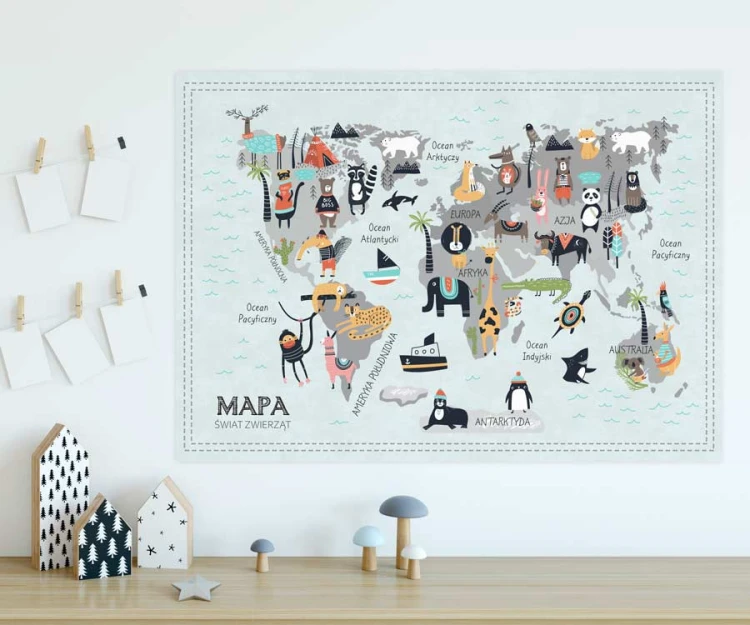 mapa-ze-zwierzatkami-montessori-dla-dzieci-obraz-niebieka-fototapeta-dwiesiostry-miezielinscy