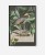 Purple-heron-czarny-ptak-vintage-flaming-botaniczny-plakat-w-czarnej-ramie-na-sciane-na-tle-chmur-retro-stary-album-encyklopedia-do-sypialni