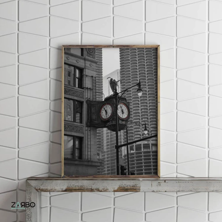 zegar-chicago-nowy-jork-obraz-miasto-architektura-budynkow-plakat-na-scianie-z-betonu