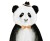 naklejka na ścianę panda